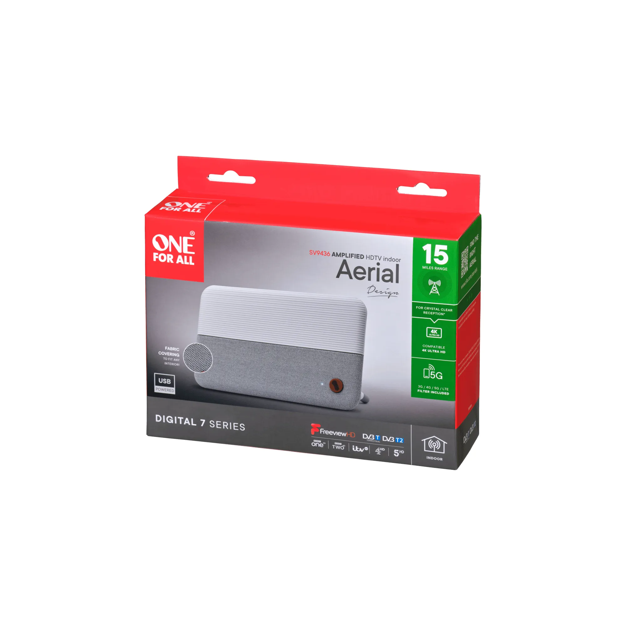 SV 9436 Ant indoor 4K UHD active 360 white