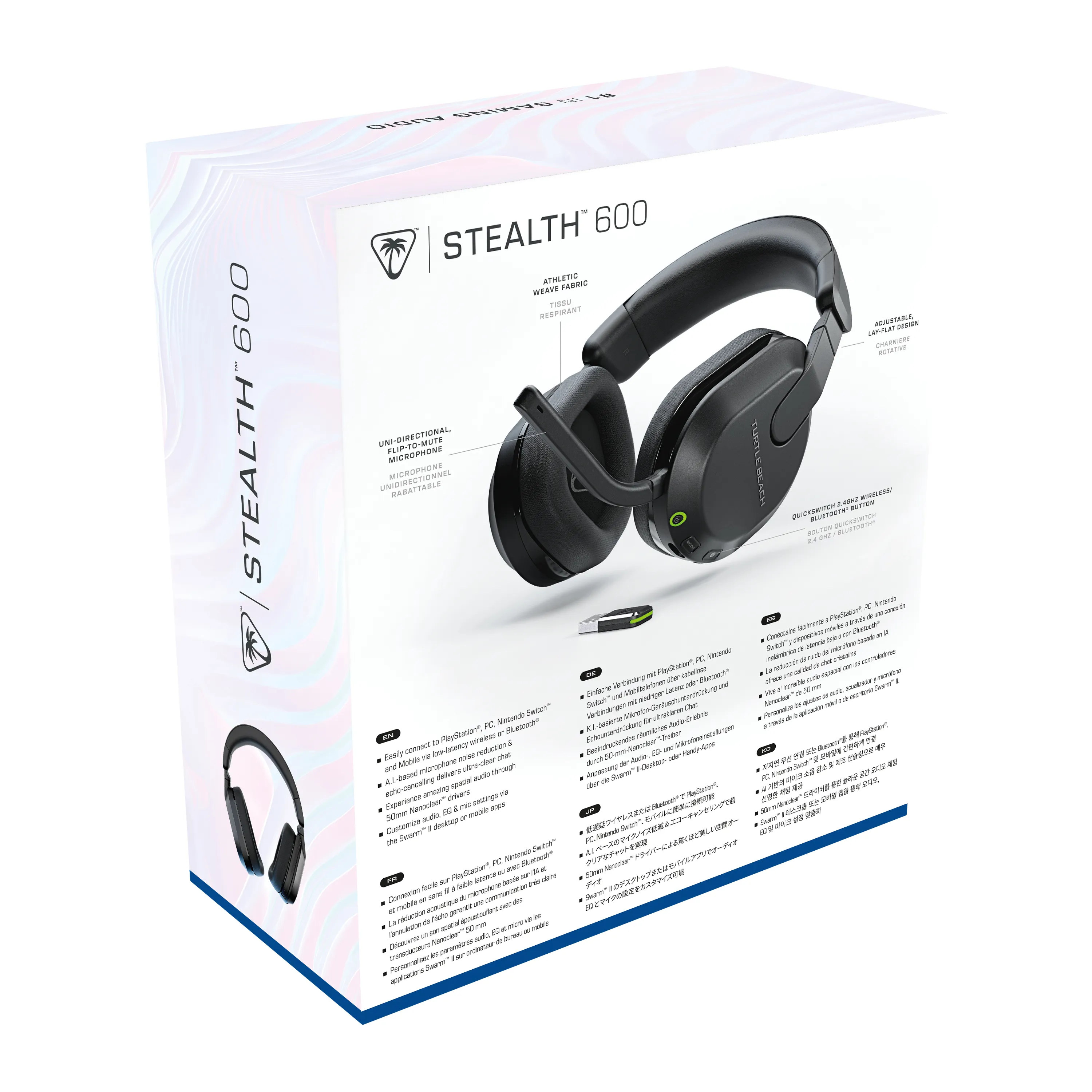 Turtle Beach Stealth 600 Gen 3 PS Wireless Gaming Headset, Black