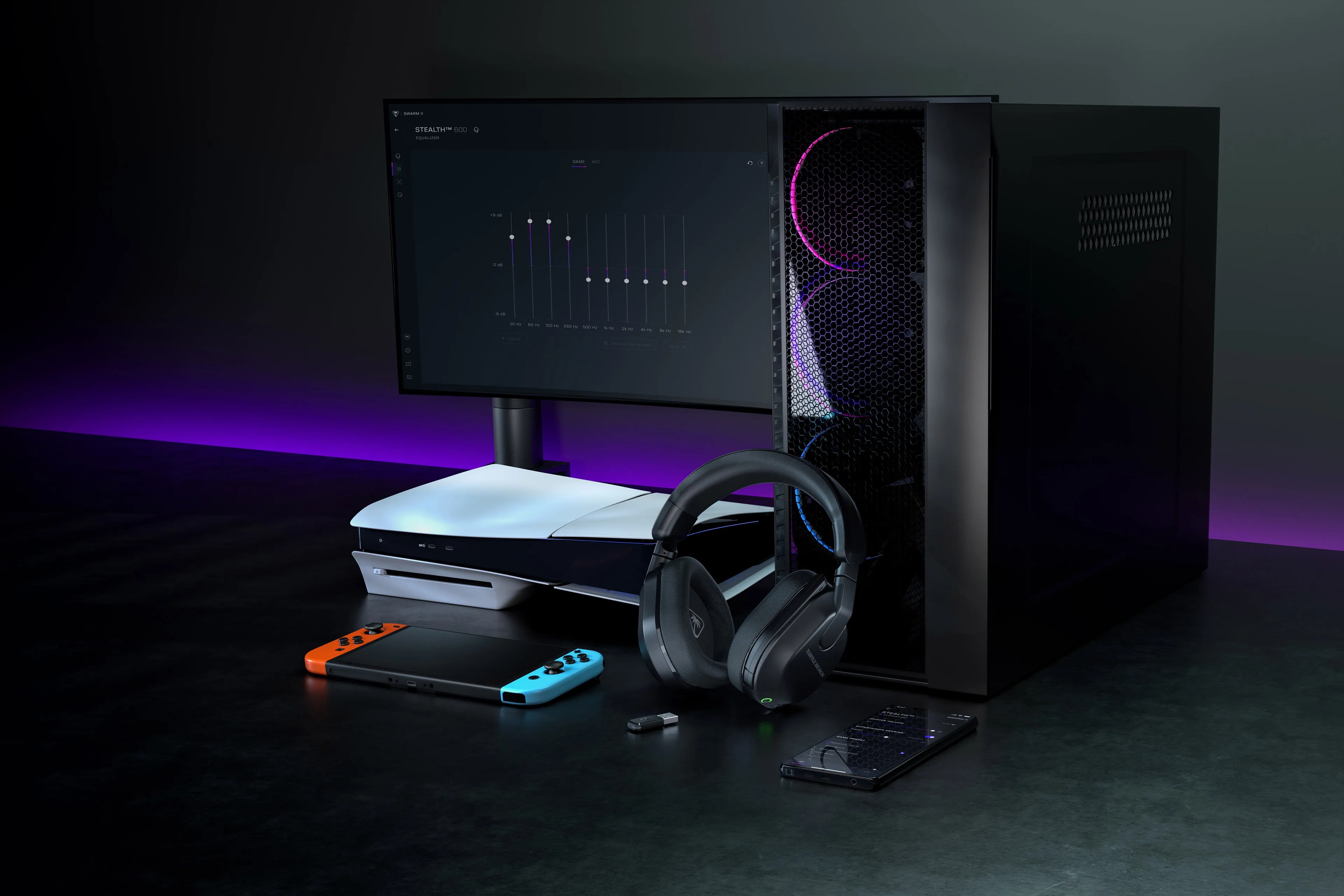 Turtle Beach Stealth 600 Gen 3 PS Wireless Gaming Headset, Black