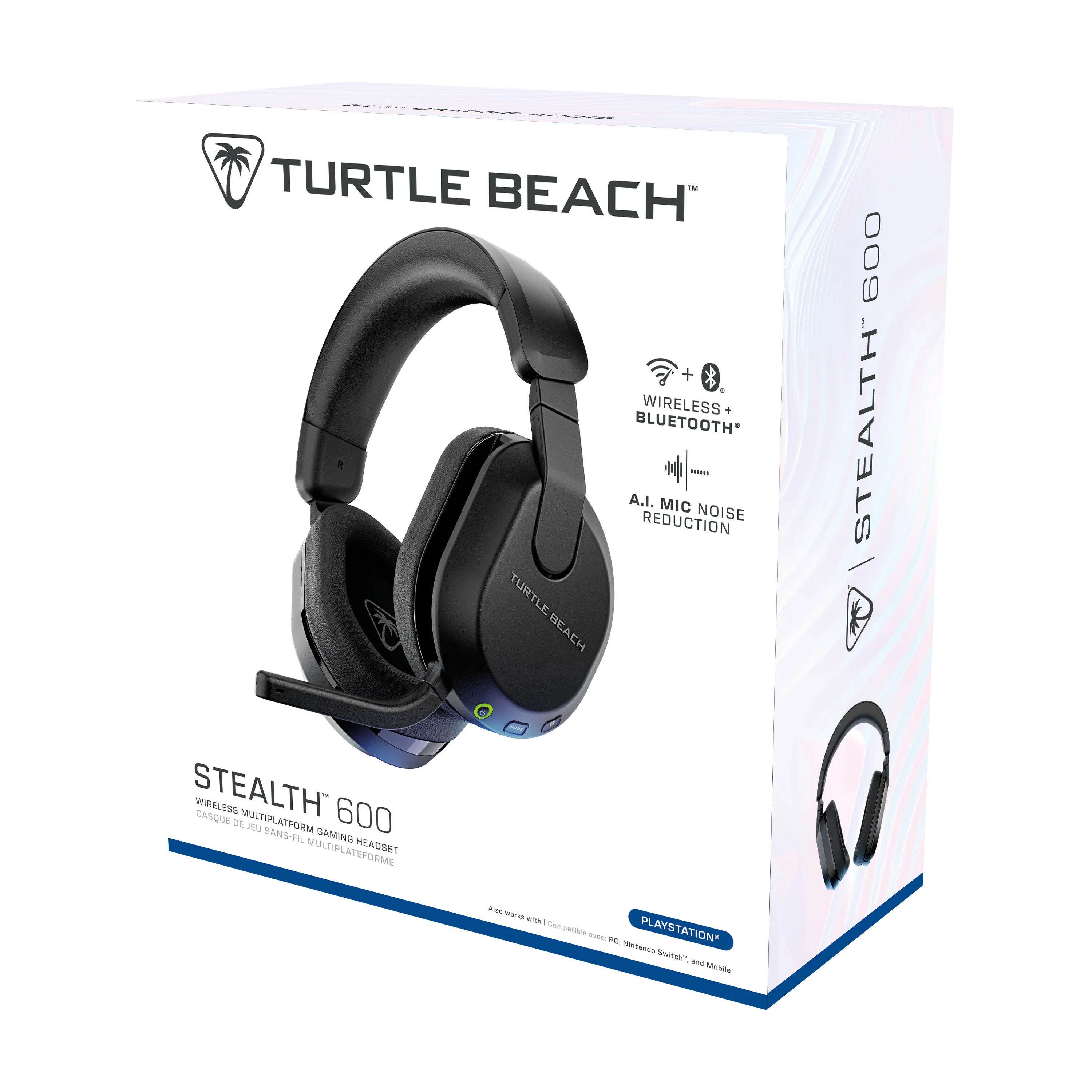 Turtle Beach Stealth 600 Gen 3 PS Wireless Gaming Headset, Black