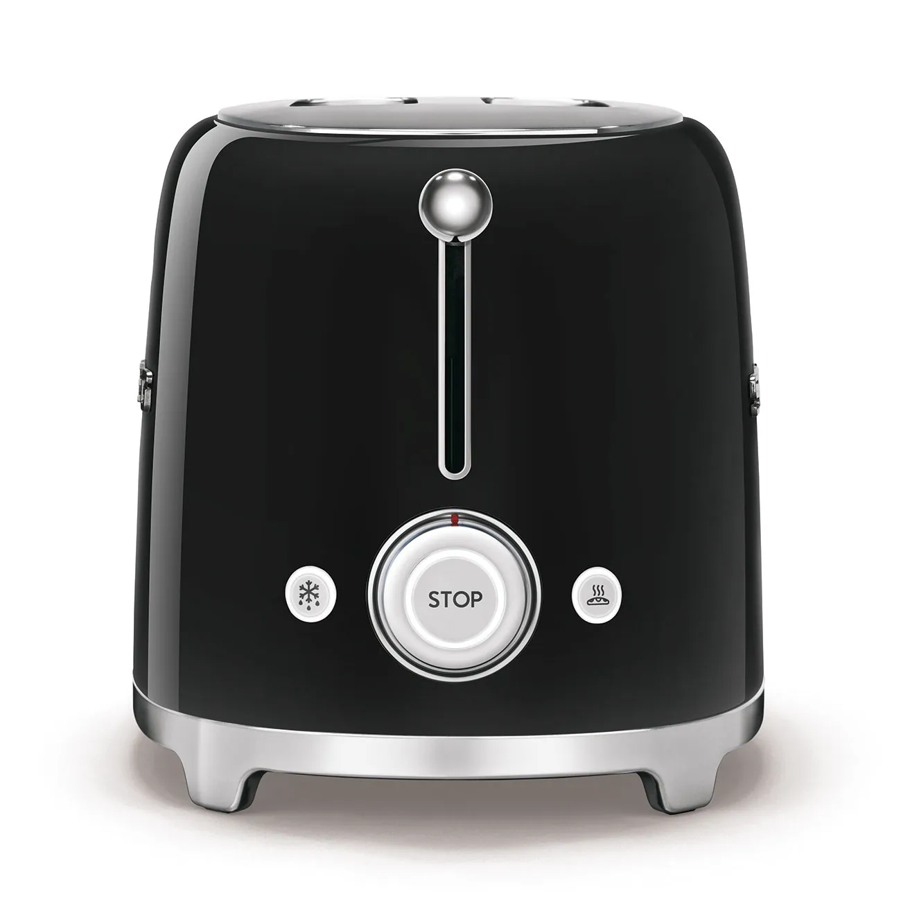 Smeg TSF02BLEU br&ouml;drost f&ouml;r fyra skivor, svart