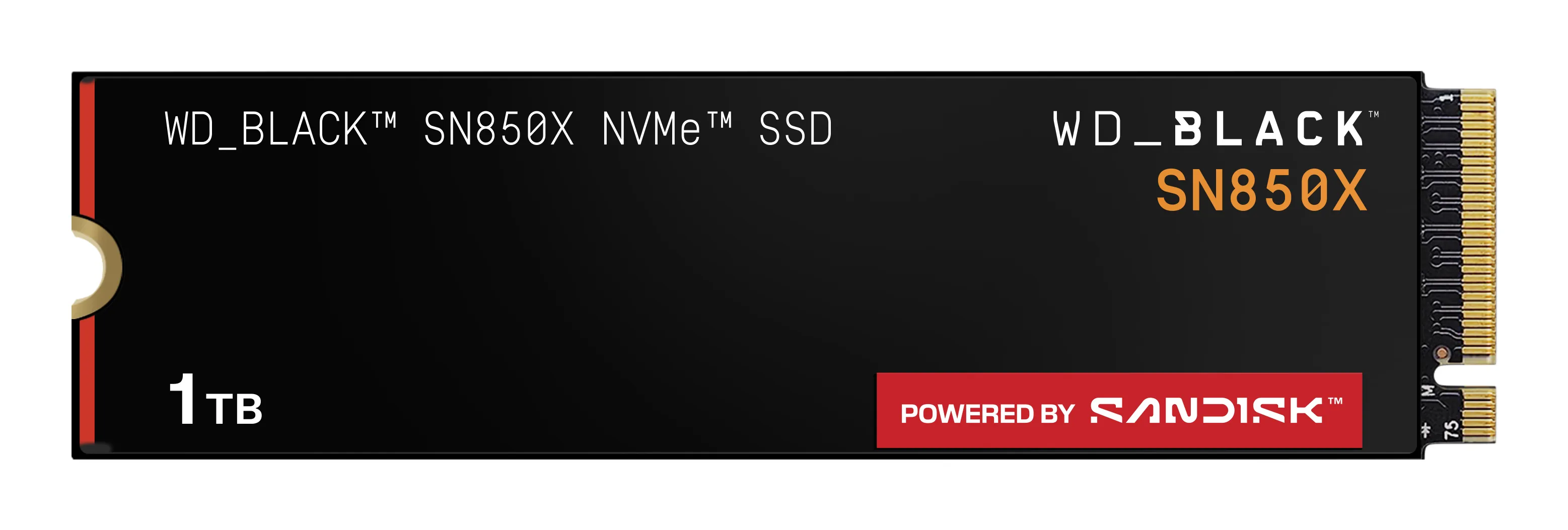 WD Black SN850X 1 Tt M.2 PCIe 4.0 NVMe -SSD-levy