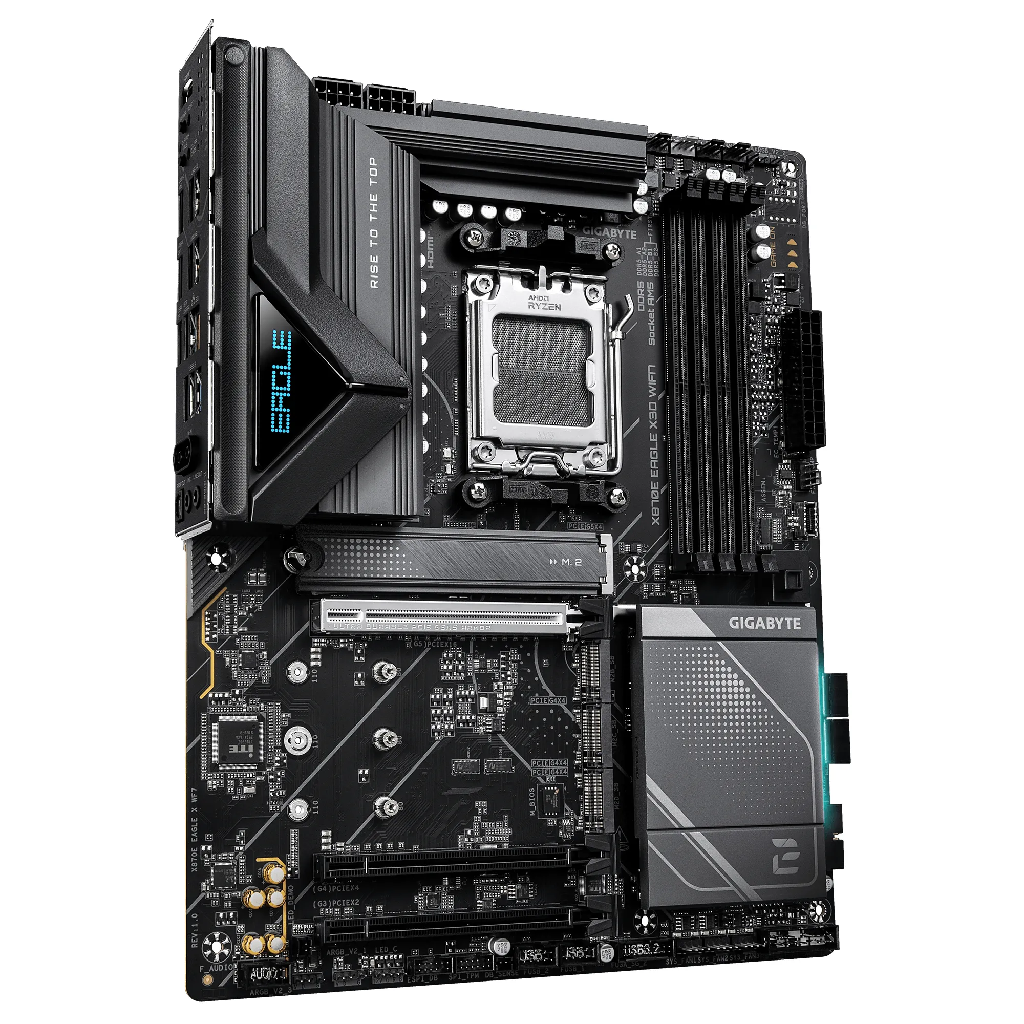 Gigabyte X870E EAGLE X3D WiFi 7 AM5 ATX moderkort
