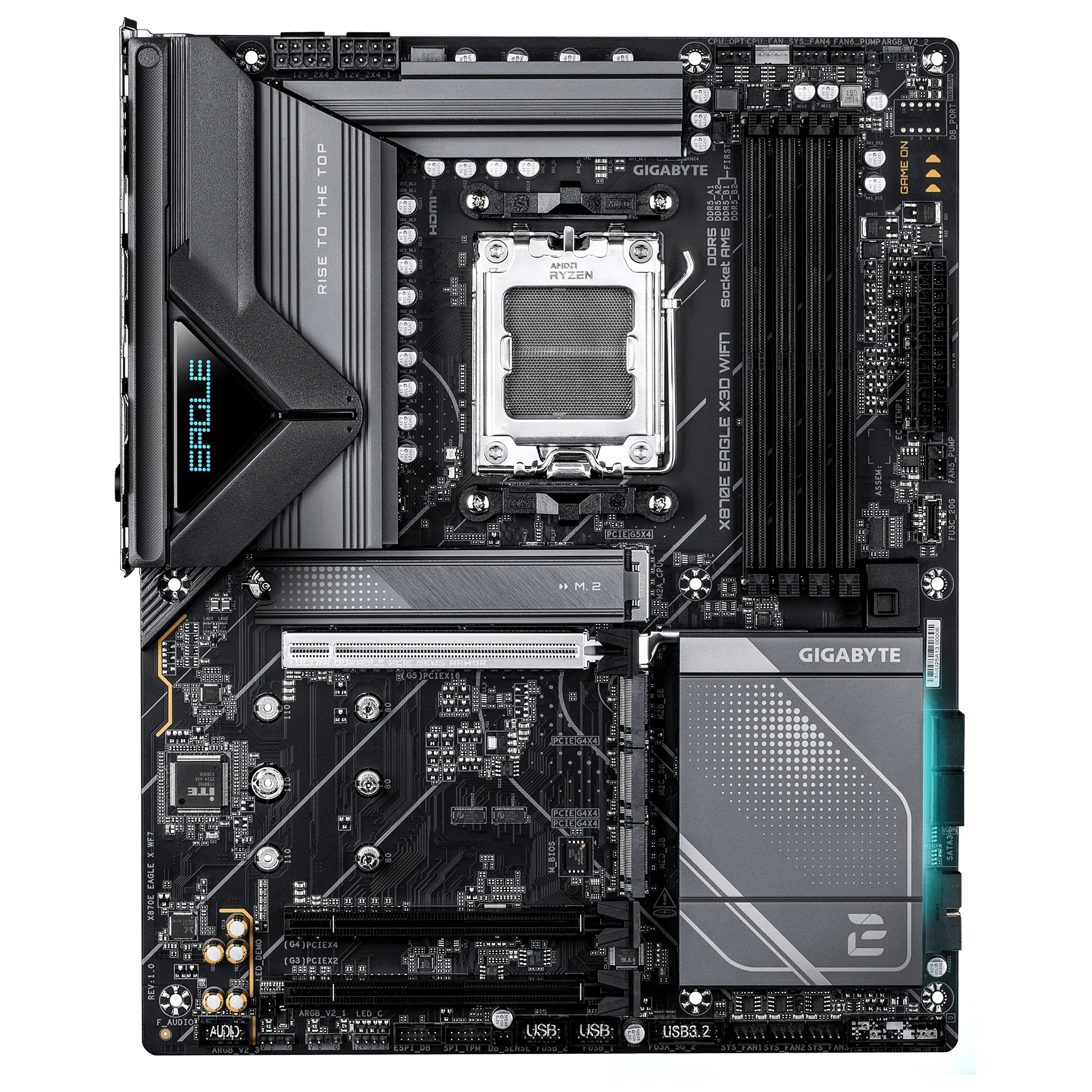 Gigabyte X870E EAGLE X3D WiFi 7 AM5 ATX moderkort