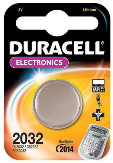 Duracell nappiparisto, CR 2032, Lithium, 3V, 1-pakkaus