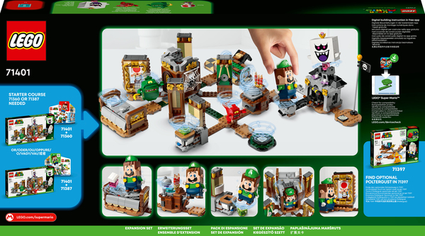 Lego Super Mario - Luigis Mansion kuslig kurrag&ouml;mma 71401