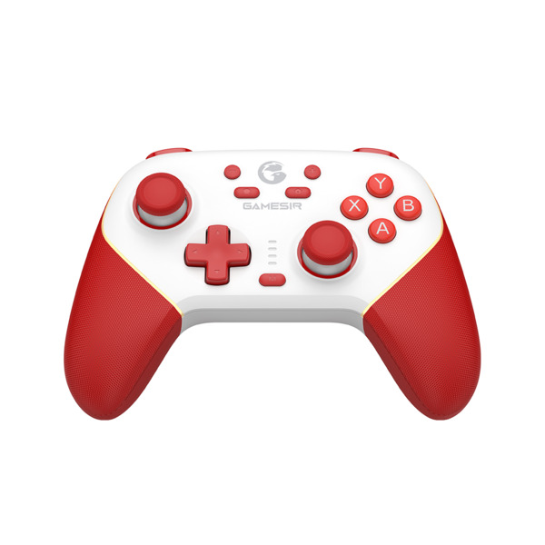 GameSir T4n Pro Multiplatform Gamepad - wireless controller, Red &amp; White (Hall-Effect Sticks)