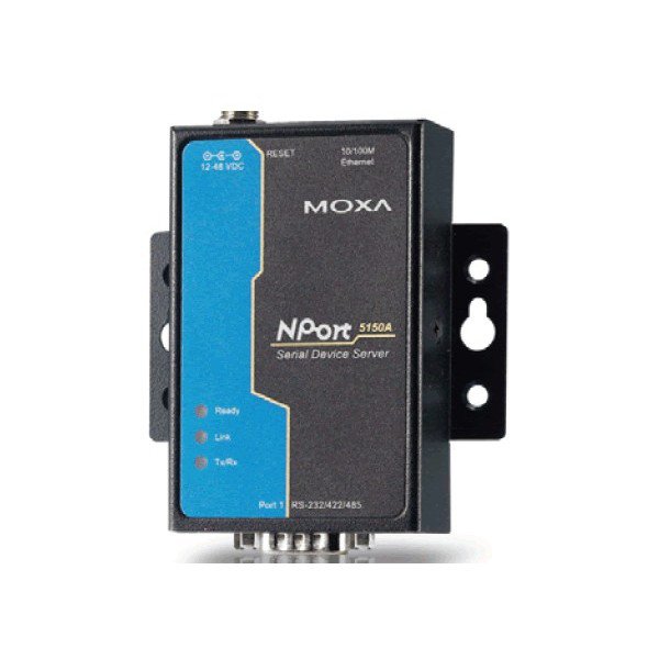 Moxa NPort sarjaporttpalvelin, 1 portti, RS323/422/485, RJ-45,10/100Mb