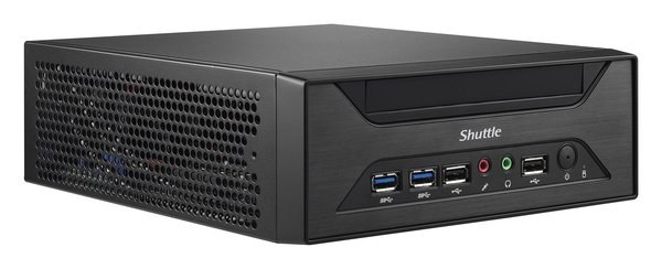 Shuttle XPC Slim Barebone, Intel H110, S1151, svart
