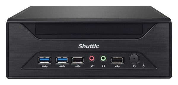 Shuttle XPC Slim Barebone, Intel H110, S1151, svart