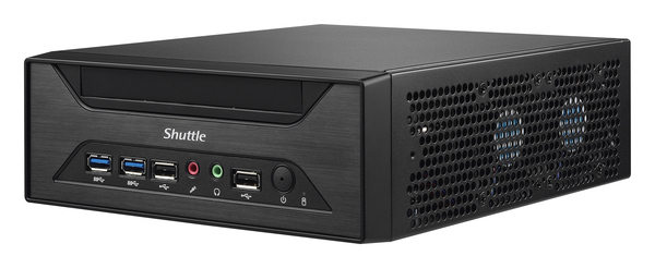 Shuttle XPC Slim Barebone, Intel H110, S1151, svart