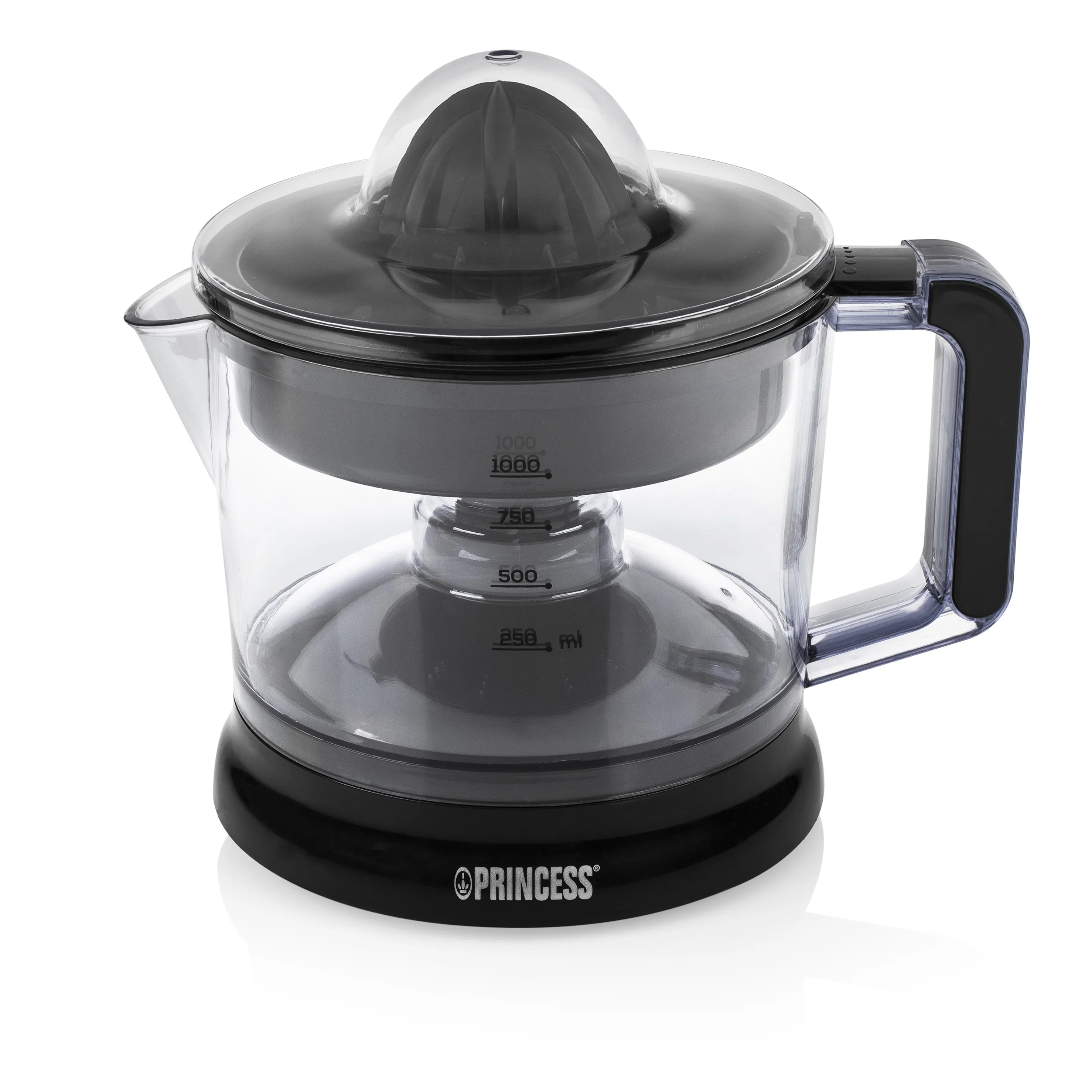Princess 201004 citruspress, 25 watt, 1 liter, svart