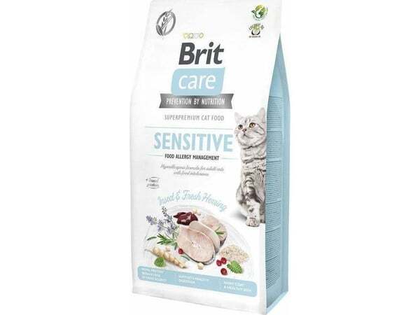 Brit Care Cat Grain-Free Sensitive Food Allergy Management, Dry food for cats, Adult, 400g