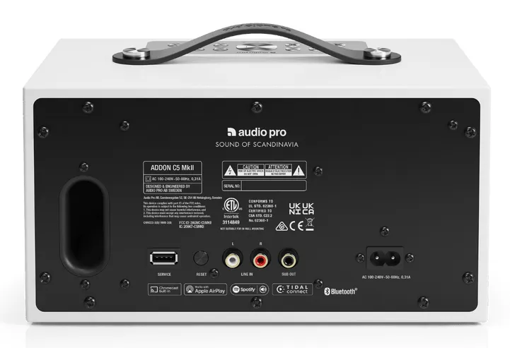 AUDIO PRO Högtalare C5 MK II Multiroom Vit