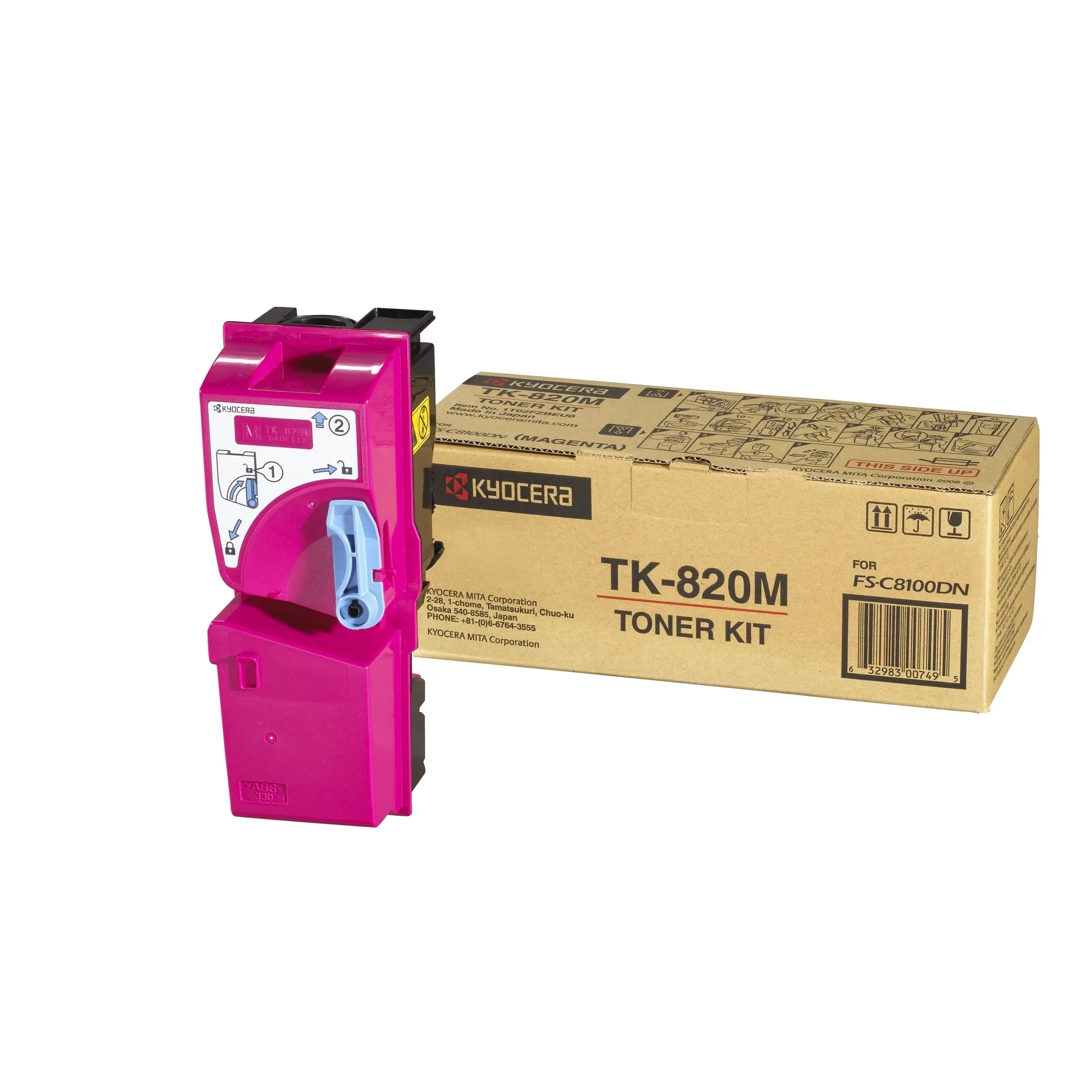 KYOCERA TK-820M toner cartridge, Magenta