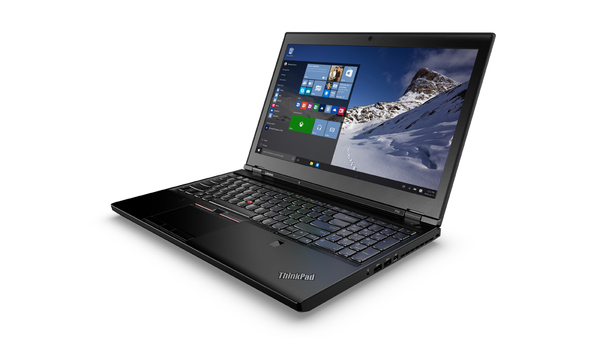 Lenovo 15.6" P50, 256GB, NVIDIA Quadro M2000M 4GB, Win 10 Pro - Notebook, Black
