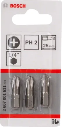 Bosch 3ST PH Kreuzs. Bit Gr.2 XH 25mm
