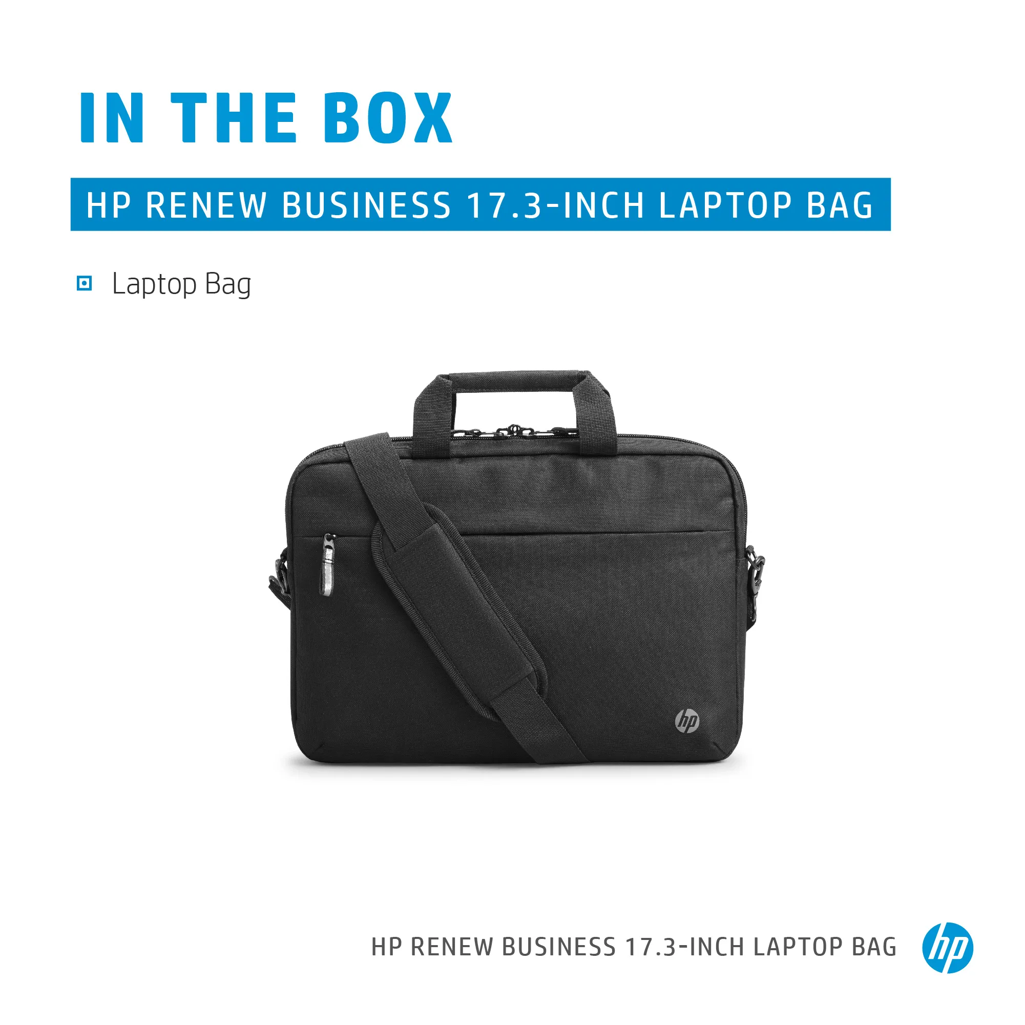 HP Renew Business - Kannettavan tietokoneen kantolaukku olkahihnalla - 17.3&quot; malleihin EliteBook 645 G9, 655 G9, Fortis 14 G10, Pro x360, ProBook 445 G9, 455 G9
