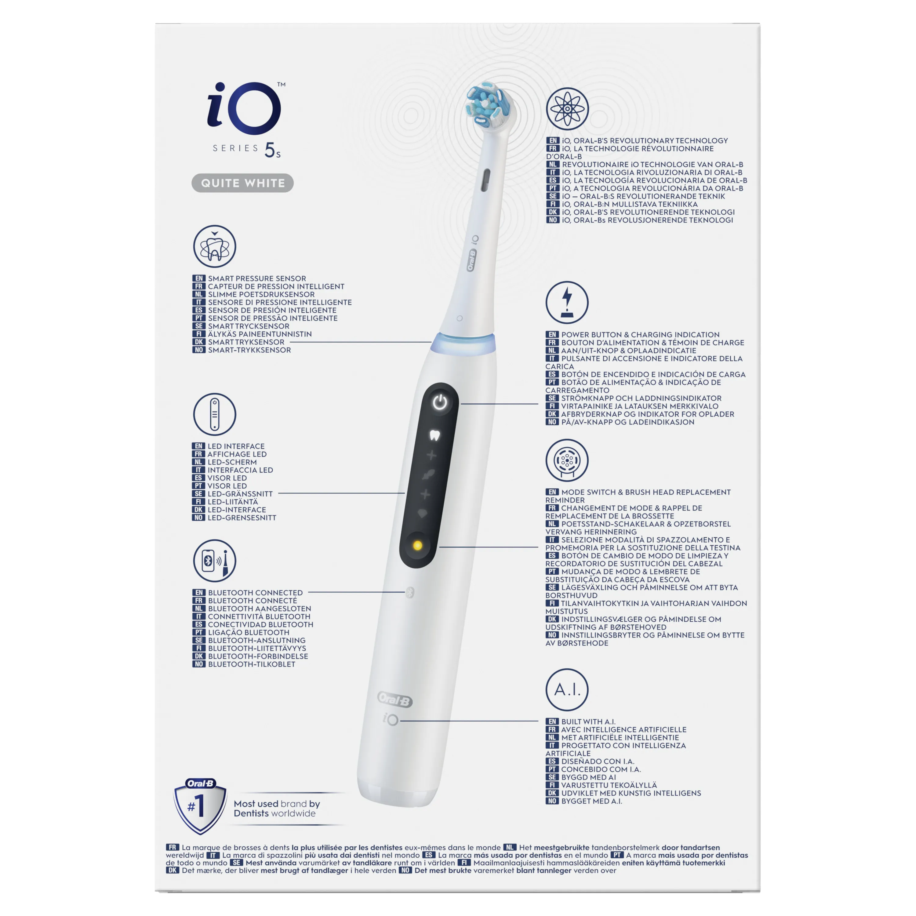 ORAL-B S&Auml;HK&Ouml;HAMMASHARJA iO 5s WHITE.