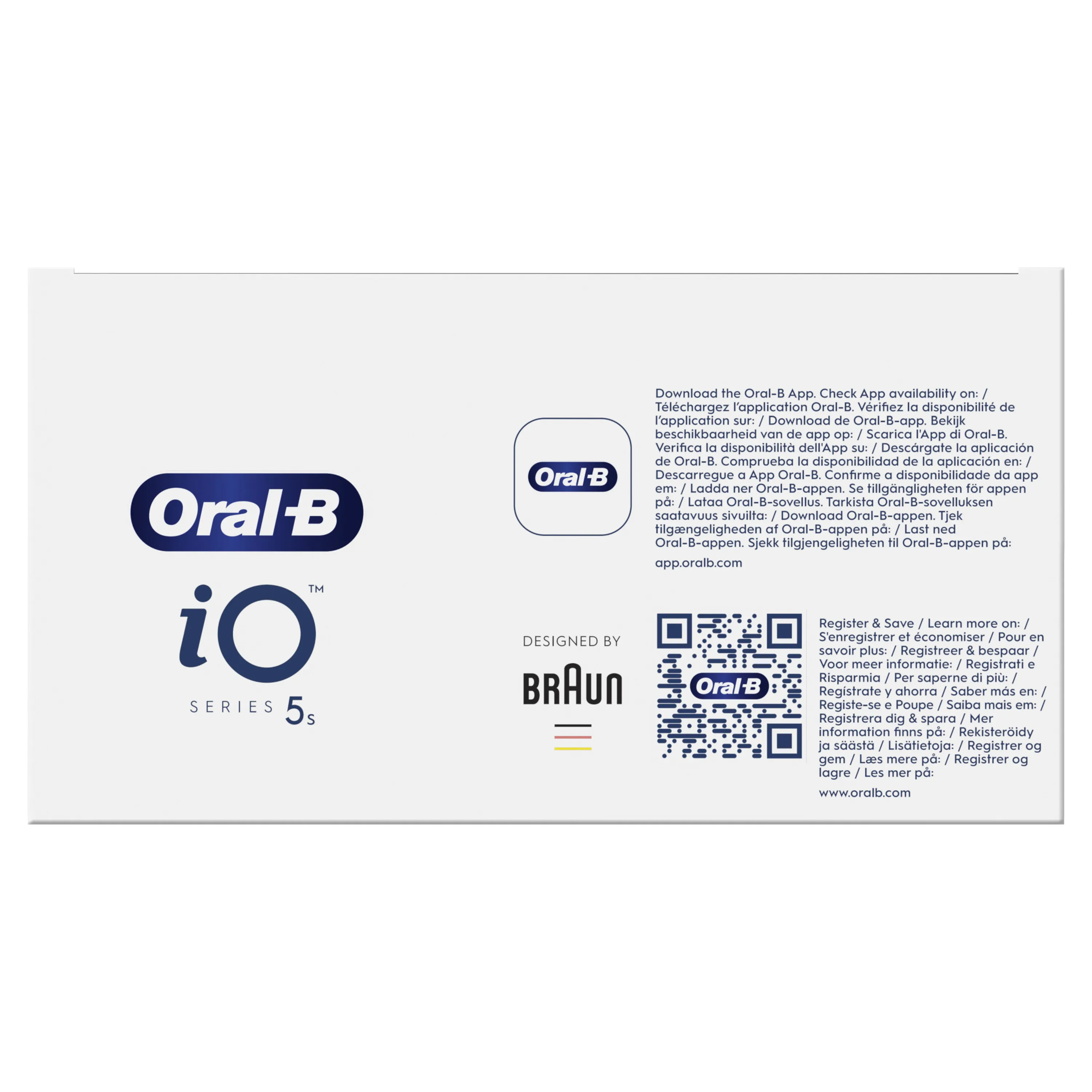ORAL-B S&Auml;HK&Ouml;HAMMASHARJA iO 5s WHITE.