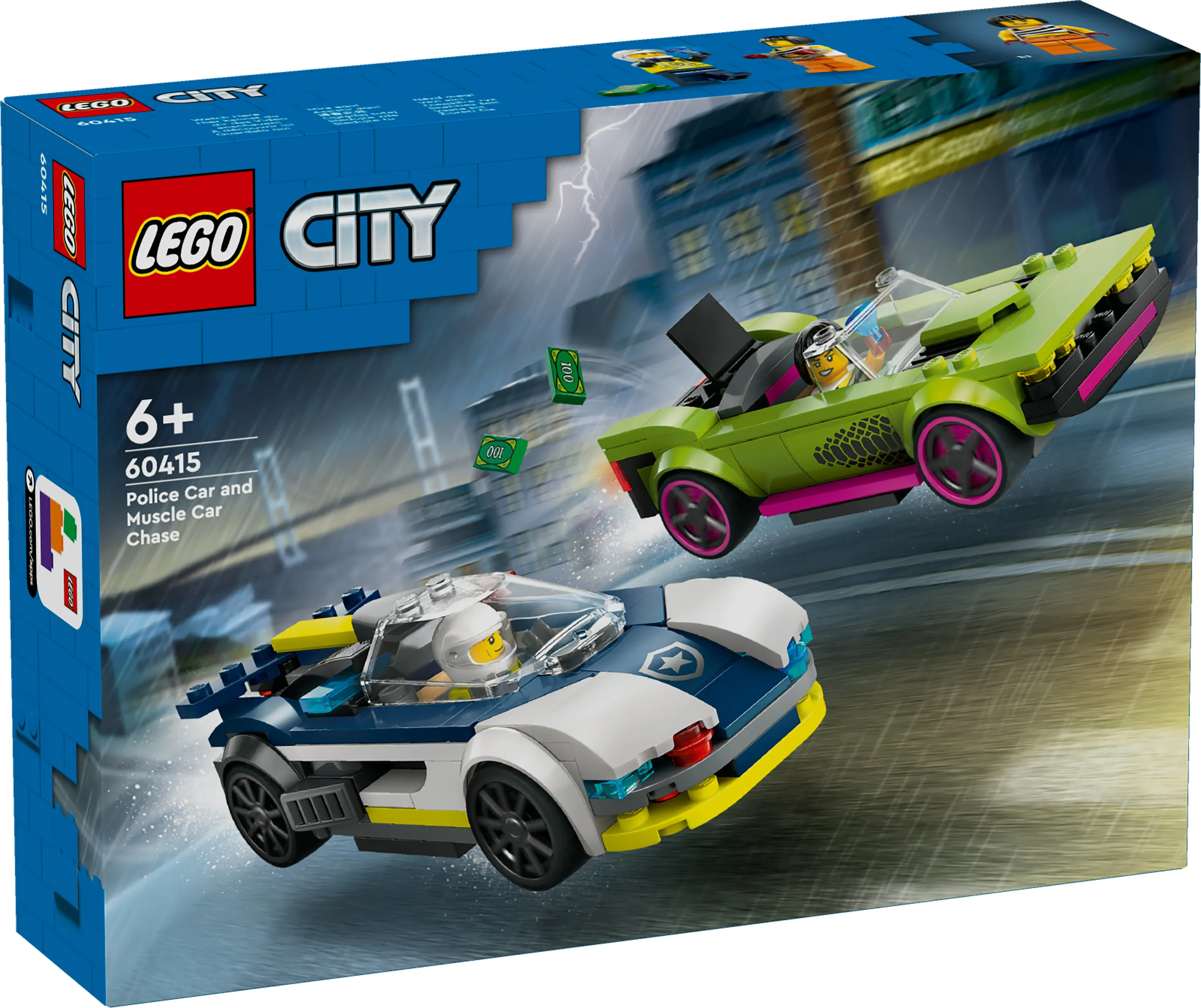 LEGO City Polisbil och muskelbilsjakt 60415