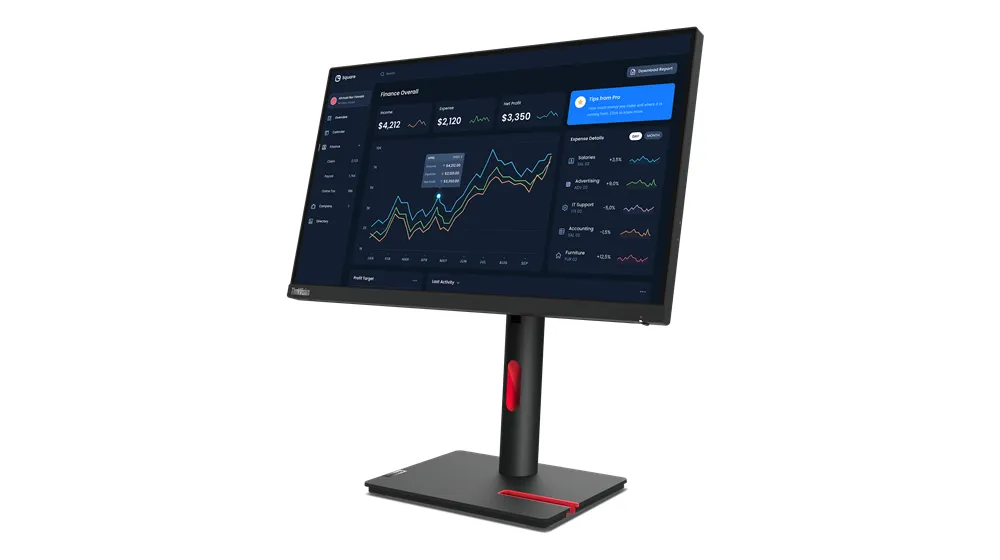 Lenovo ThinkVision T22i-30 21.5" Full HD, IPS -n&auml;ytt&ouml;, USB hub