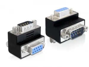 DeLOCK vinklad adapter DB9ha-ho, skruvlås DeLOCK vinklad adapter DB9ha-ho, skruvlås