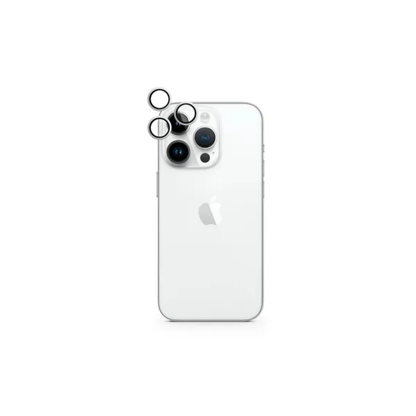 Epico Aluminium Lens, iPhone 14 Pro / 14 Pro Max - kameralinsskydd, Silver