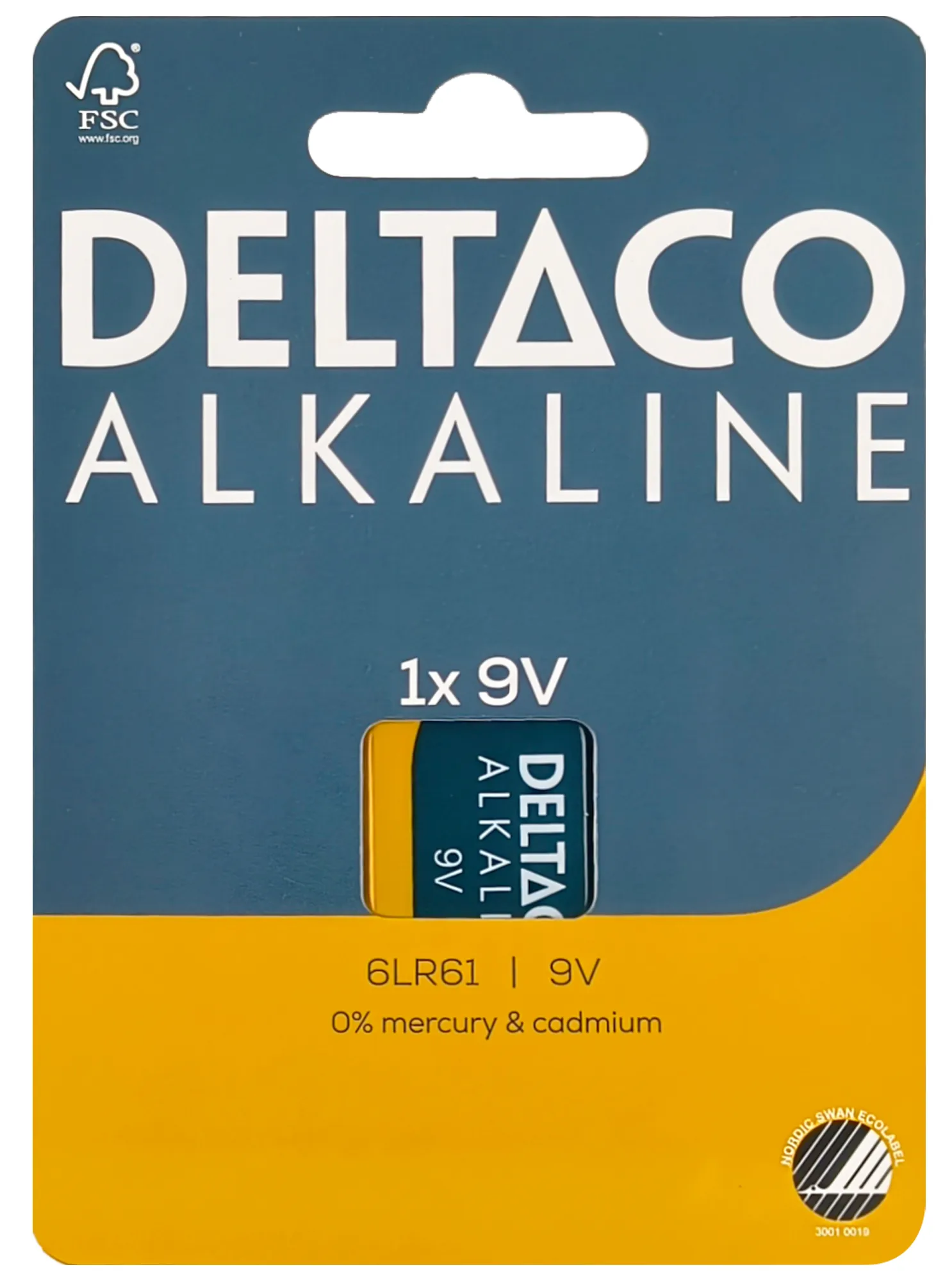 DELTACO 6LR61 - Paristo