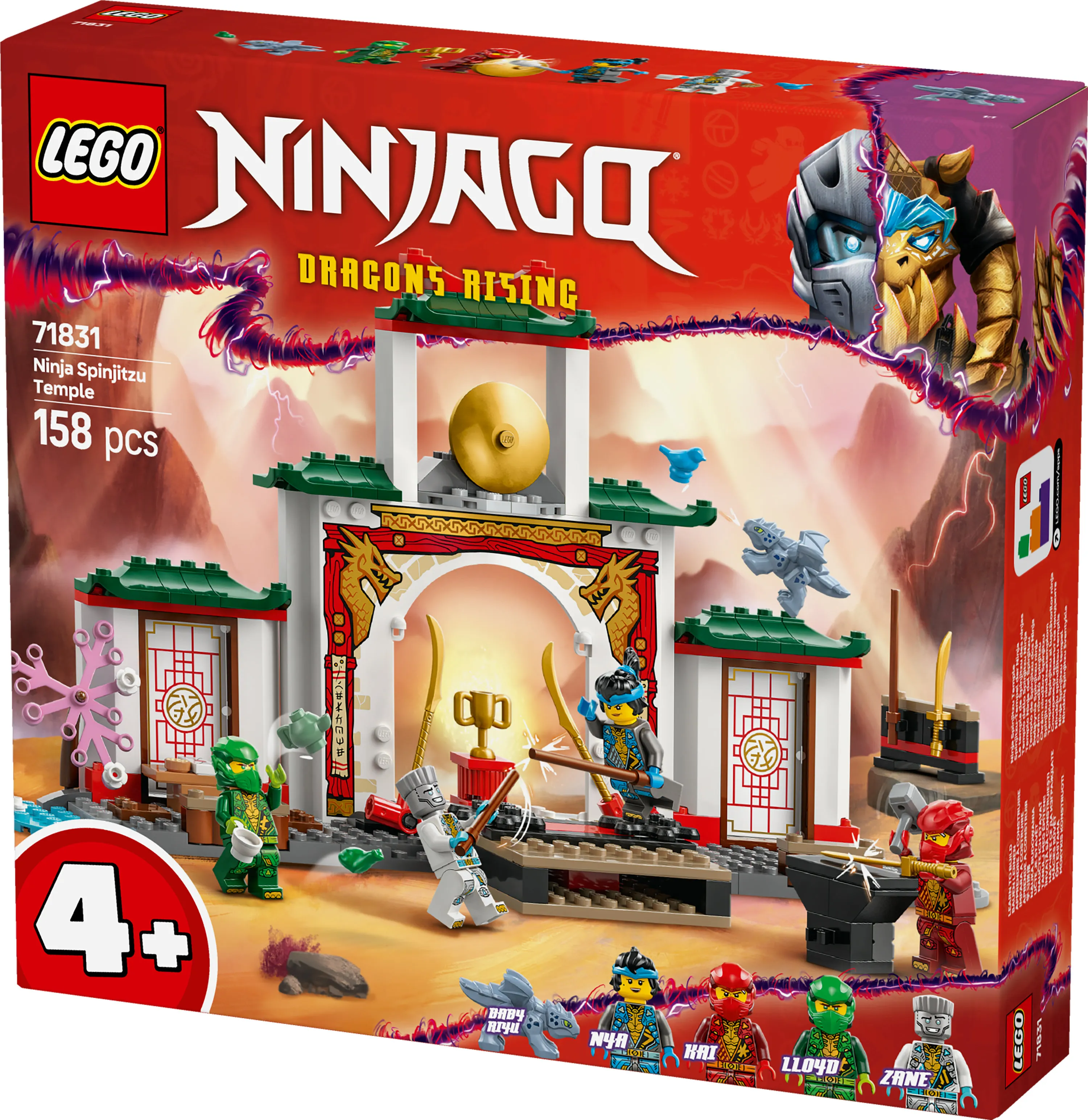 LEGO NINJAGO Ninjornas Spinjitzu-tempel 71831