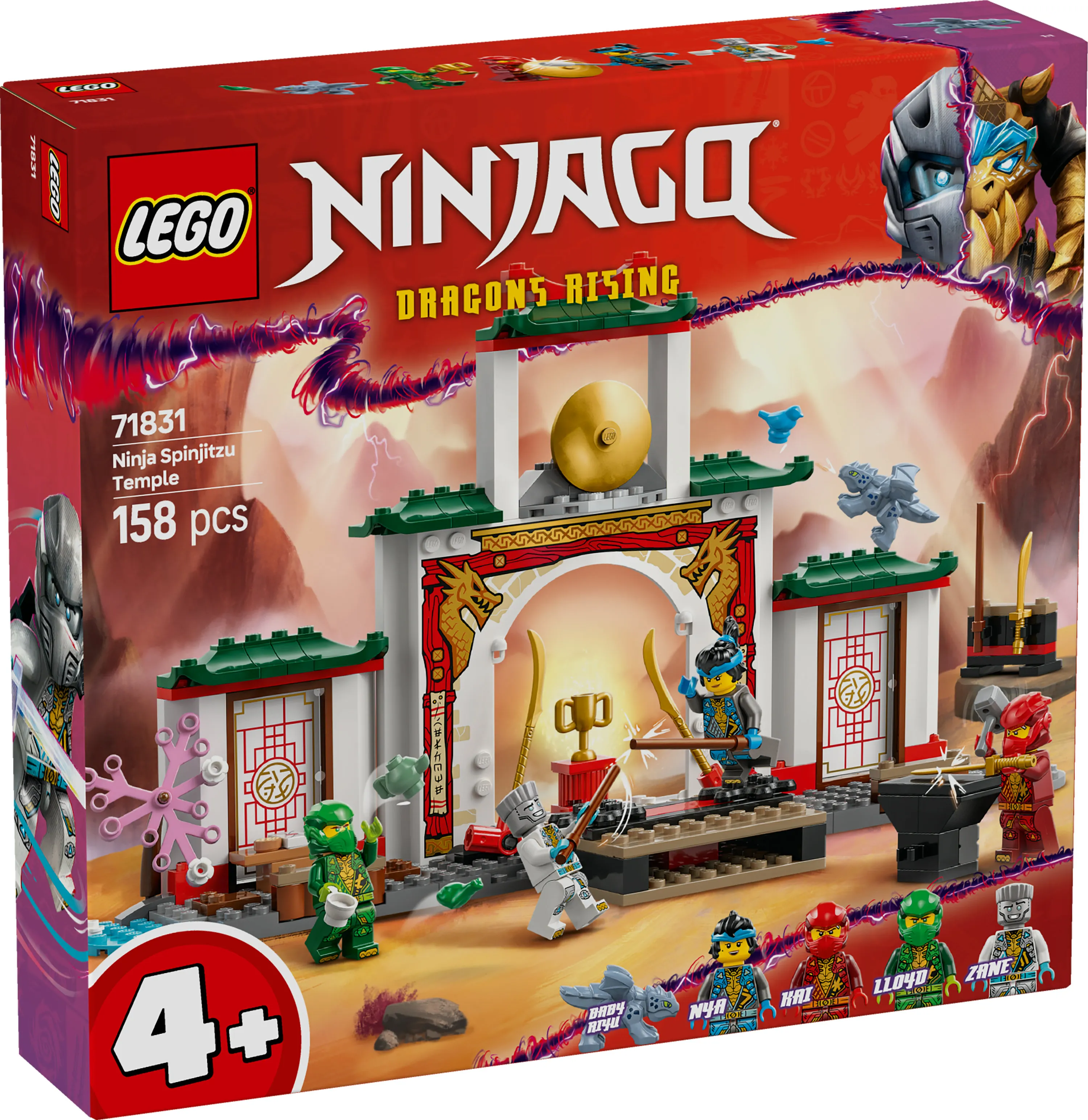 LEGO NINJAGO Ninjornas Spinjitzu-tempel 71831