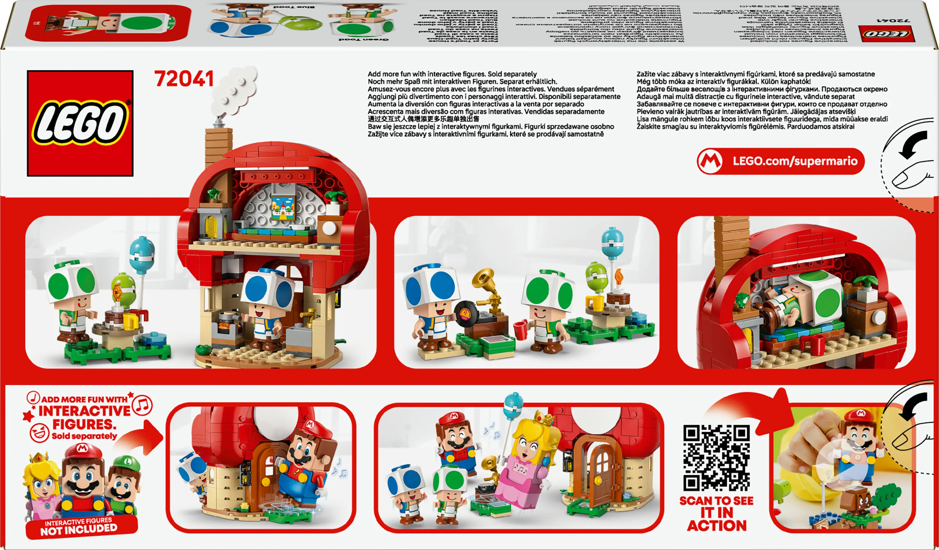 LEGO Super Mario Toad House and Party 72041