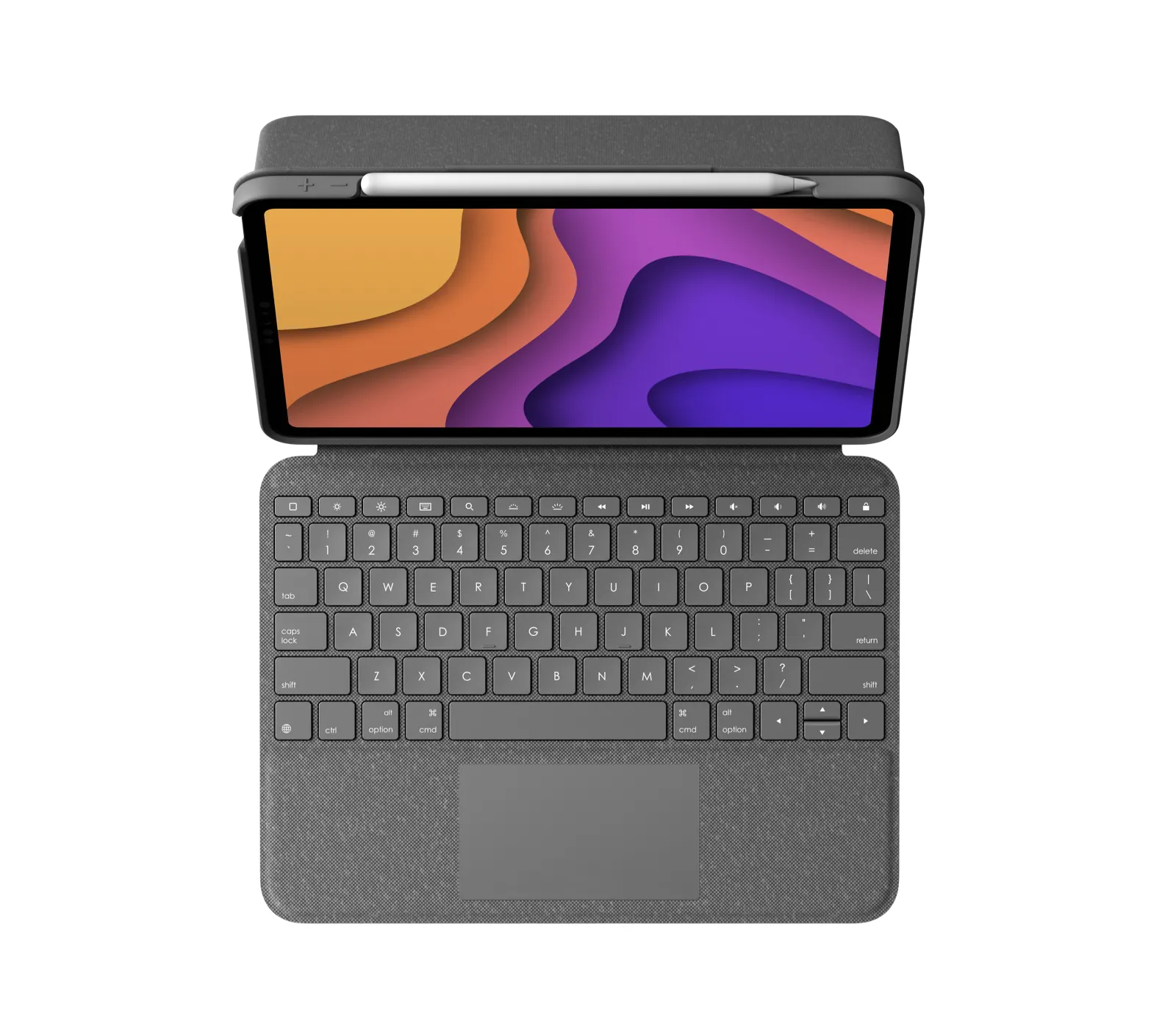 Logitech Folio Touch for iPad Air (4th-5th Generation) Keyboard, Oxford Grey