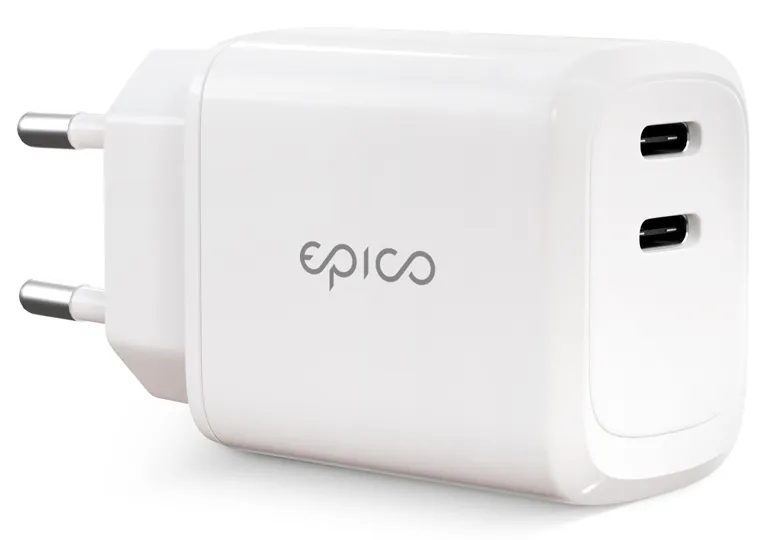 EPICO 45W Dual Charger - white
