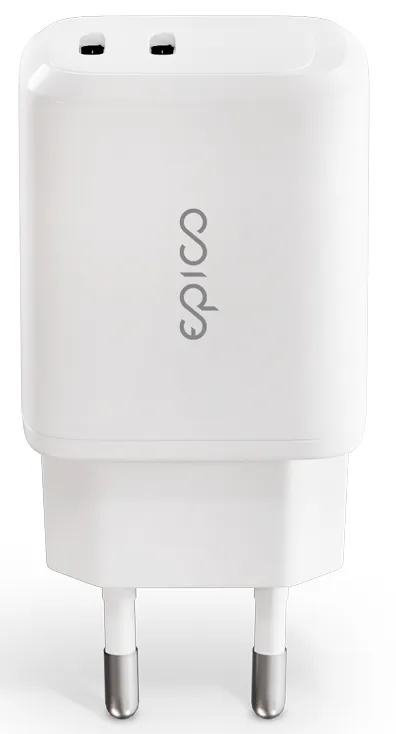 EPICO 45W Dual Charger - white