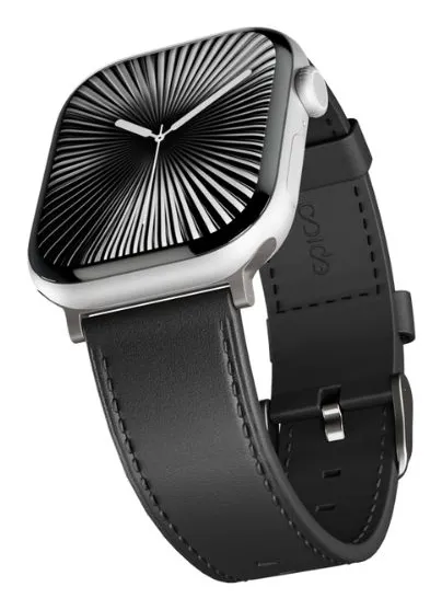 Epico Watch Strap Leather 42/44/45/49 - black