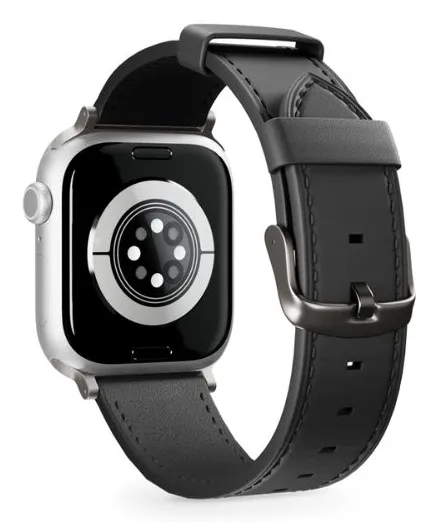 Epico Watch Strap Leather 42/44/45/49 - black