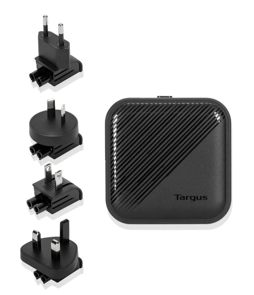Targus 65W GanCharger-Multi port- travel adapt