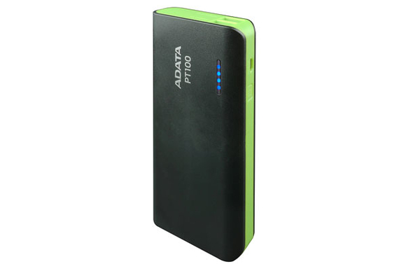 A-Data PT100 Power Bank 10000mAh - Black/Green
