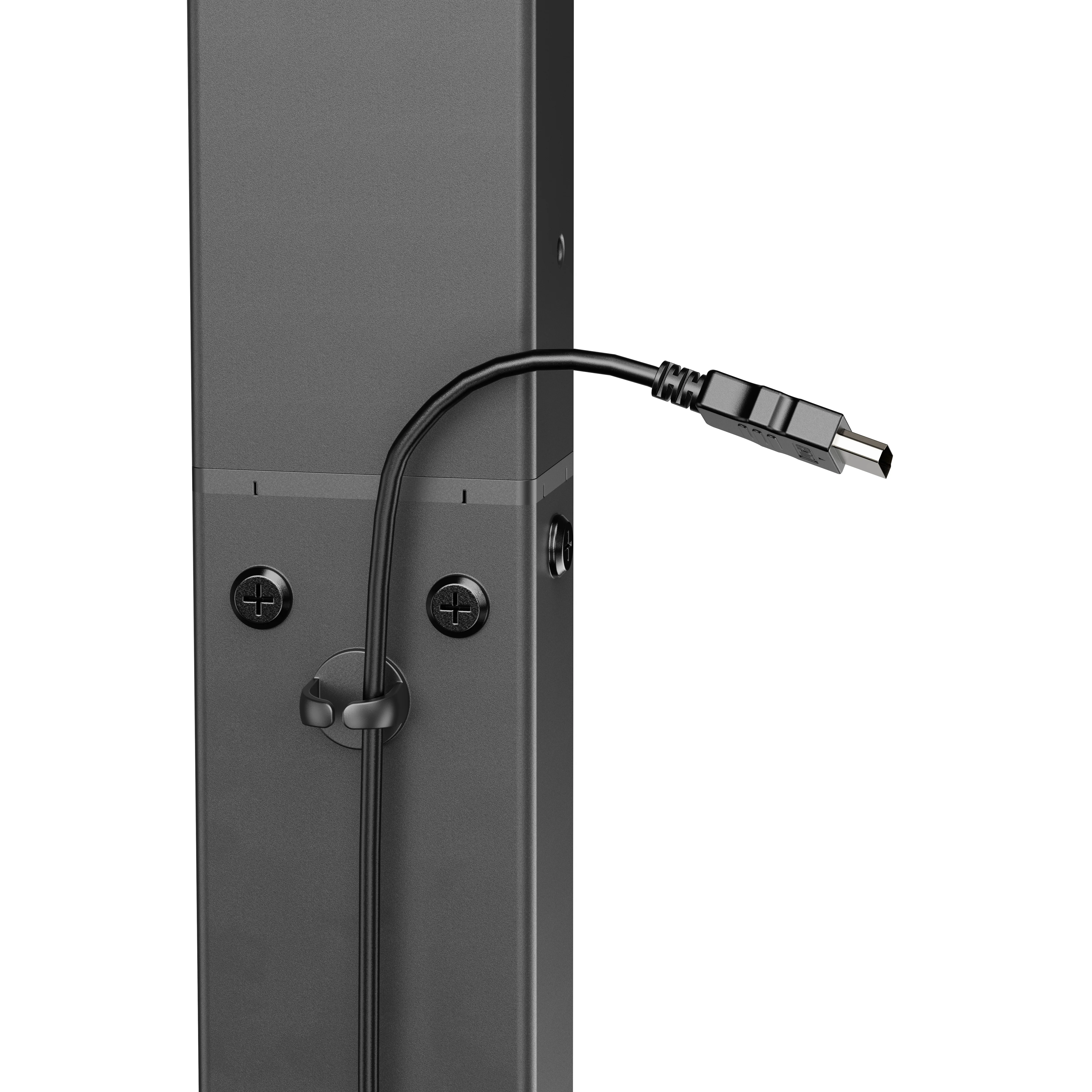 DELTACO ARM-1401-B Tabletop Television Stand 37&ndash;75" (VESA 200x200&ndash;600x400 mm), Swivel -35&deg; to +35&deg;, 40 kg, Black