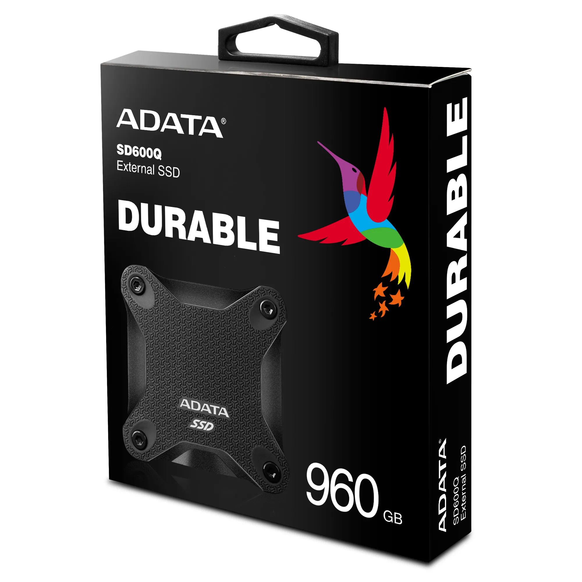ADATA SD600Q 960GB Micro-USB - External SSD, Black