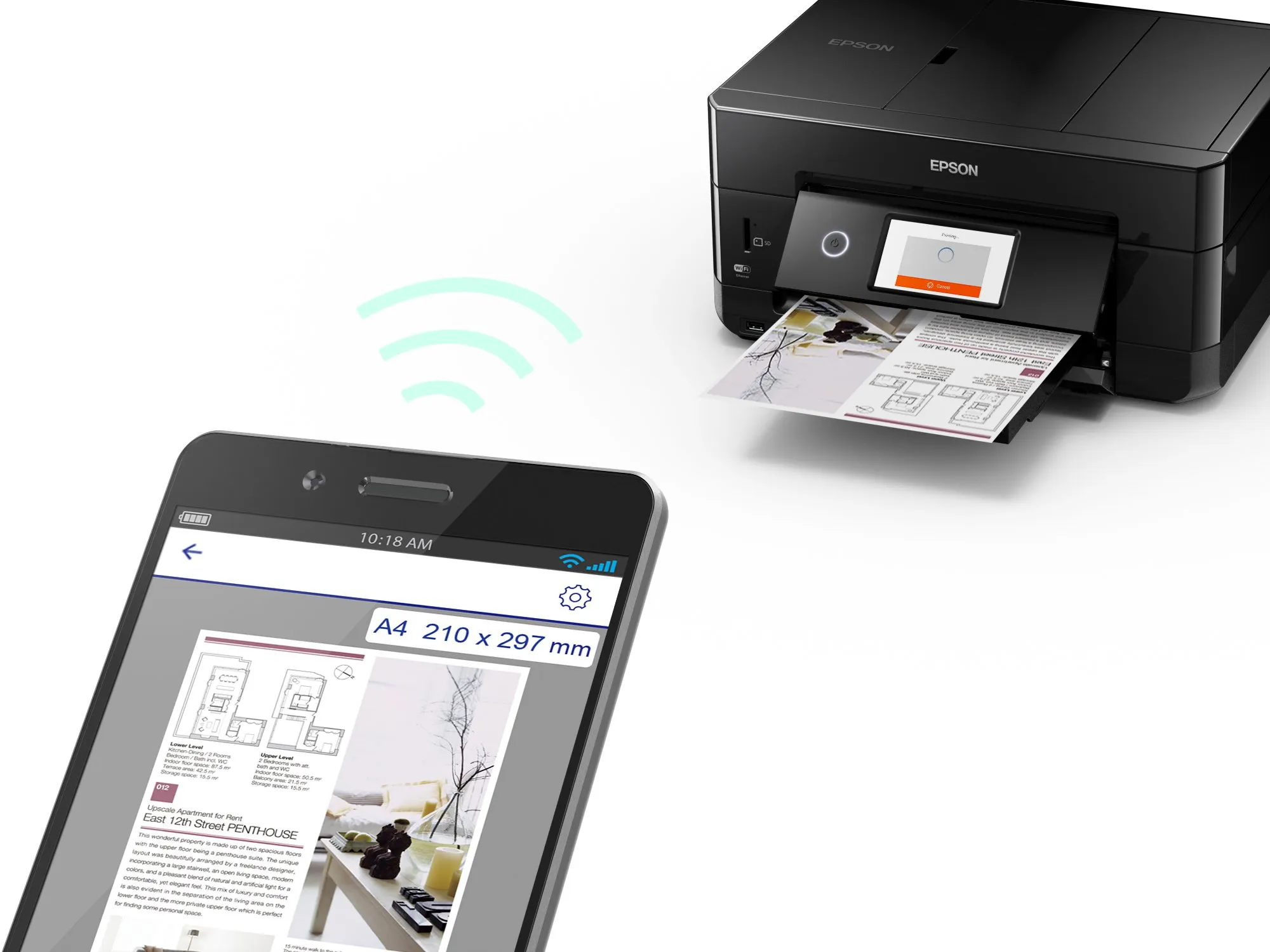 Epson Expression Premium XP-7100 Duplex, LAN/Wi-Fi, A4 - colour Inkjet printer