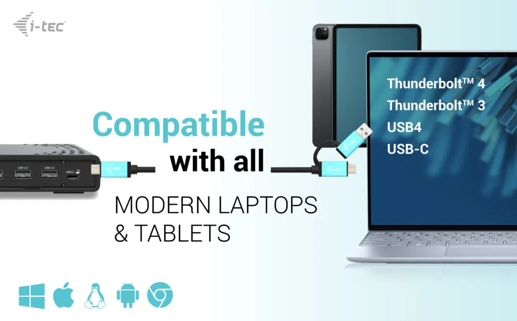 I-Tec USB-C Triple Display Docking Station Gen 2 + Power Delivery