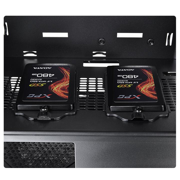 Thermaltake Versa J25 TG RGB - Mid Tower case, window, Black