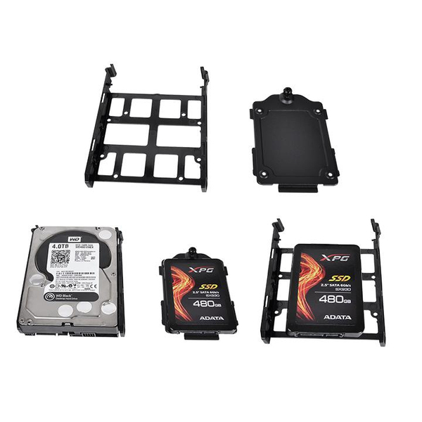 Thermaltake Versa J25 TG RGB - Mid Tower case, window, Black