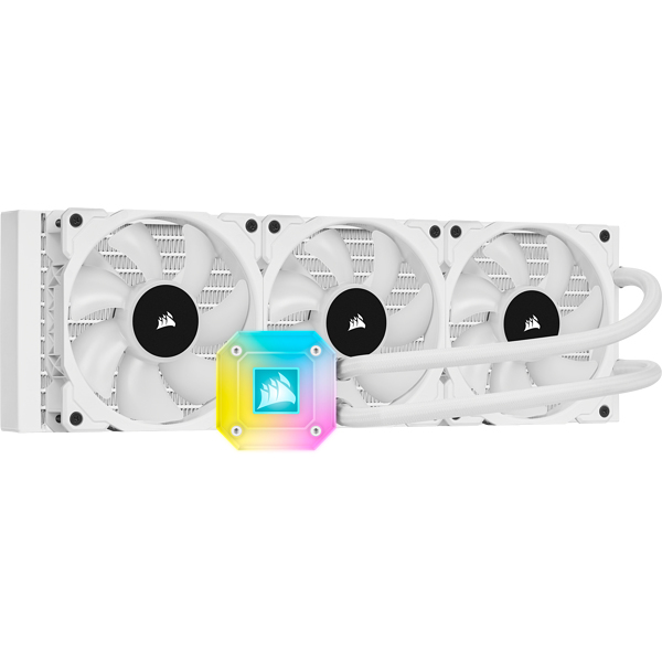 Corsair iCUE H150i Elite Capellix White 360mm - AiO CPU vattenkylare