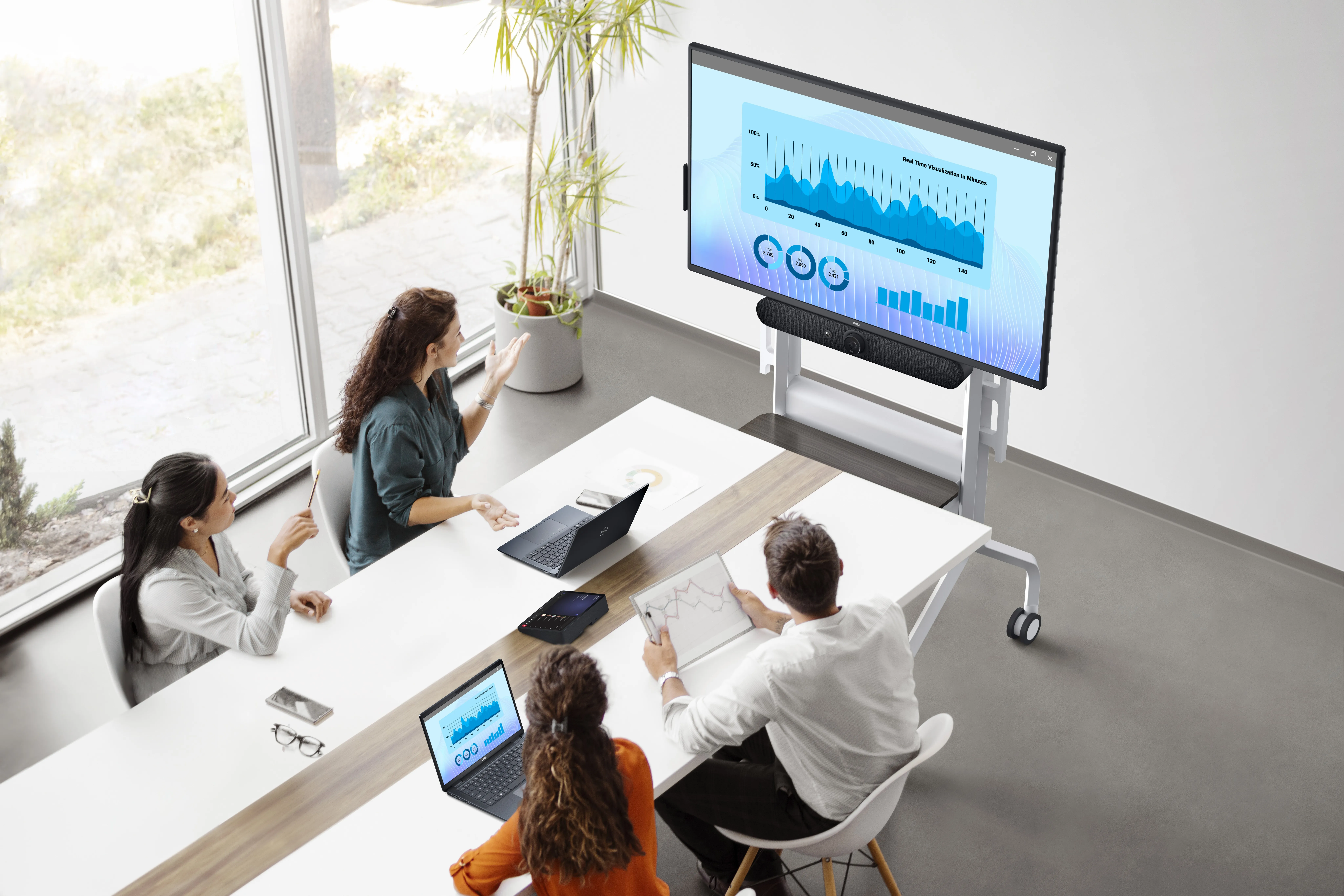 Dell Pro Plus P5525QC 55&quot; 4K UHD, IPS - sk&auml;rm
