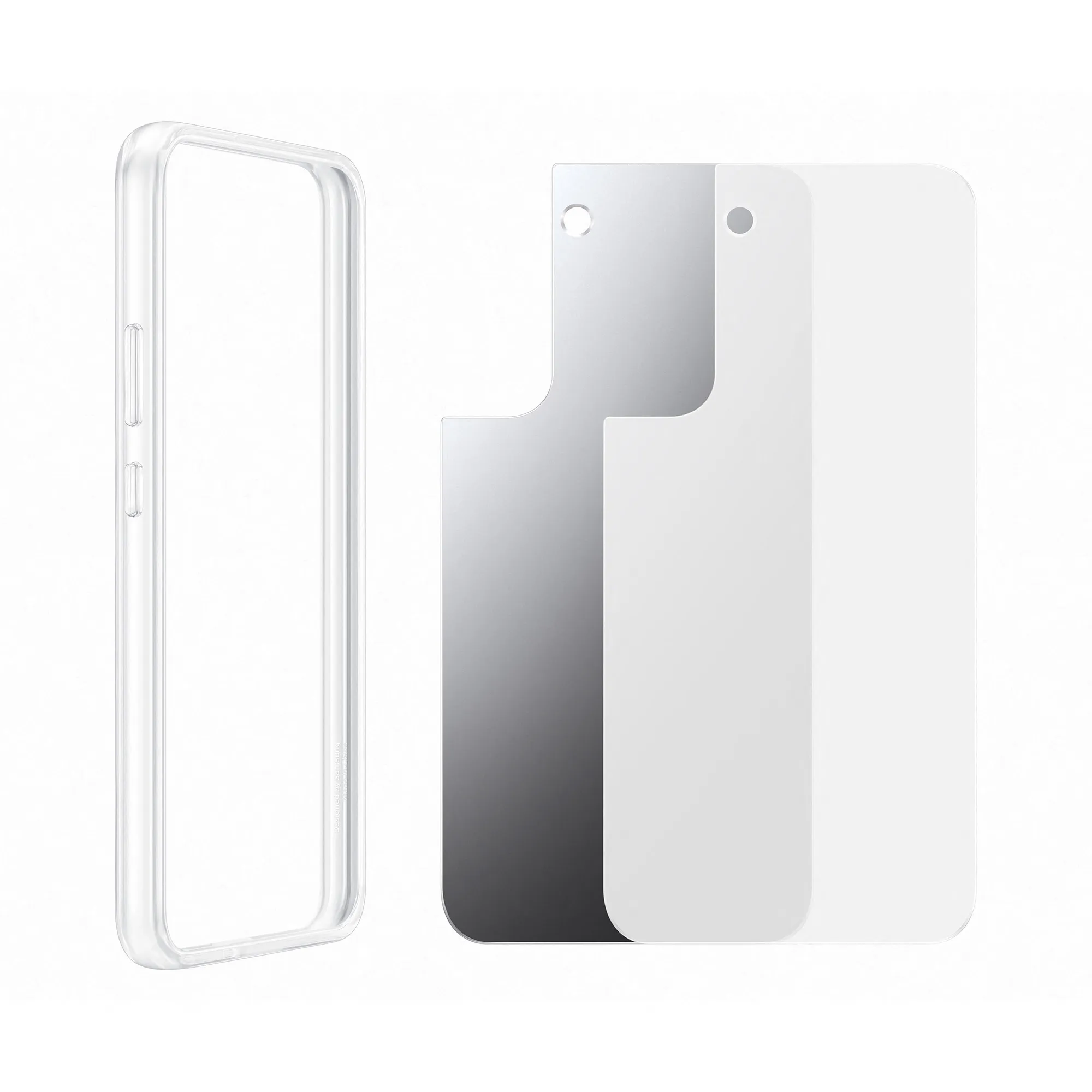 Samsung Galaxy S22+ Frame Cover, Transparent