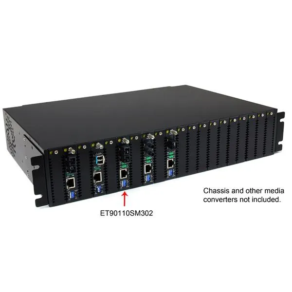 ETHERNET SM FIBER CONVERTER SC