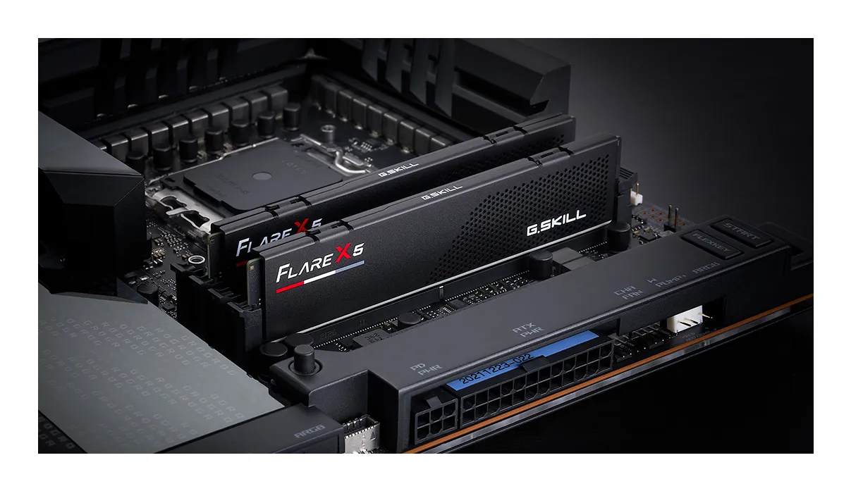 G.Skill 128GB (2 x 64 GB) DDR5 6000MHz CL36 1.25V Flare X5 Black